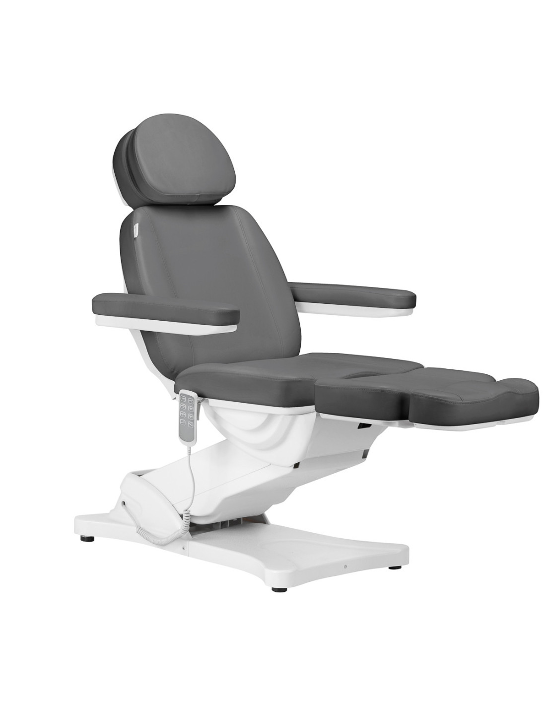 Torino Grey & White 4-Motor Pro Aesthetic Electric Armchair