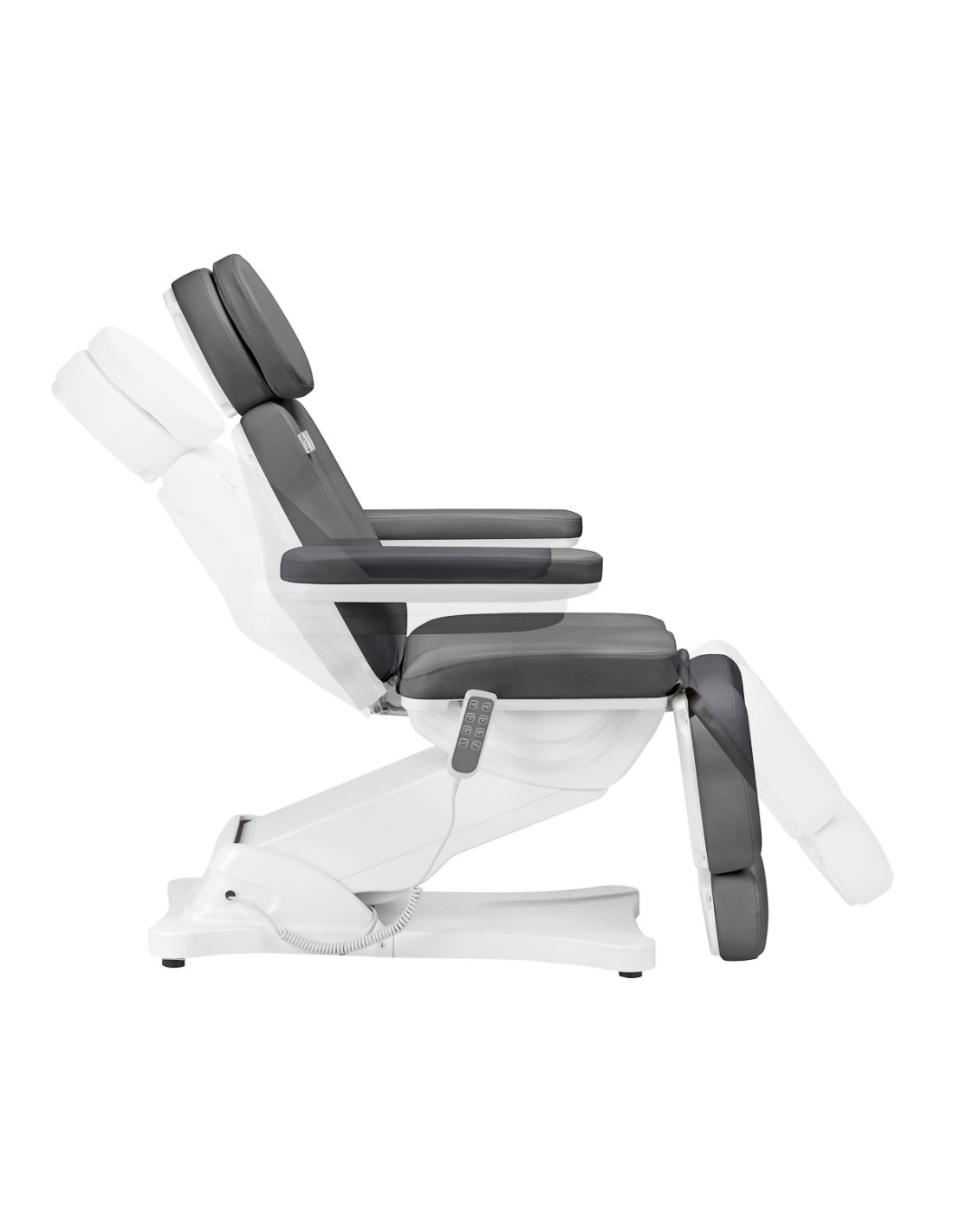 Torino Grey & White 4-Motor Pro Aesthetic Electric Armchair
