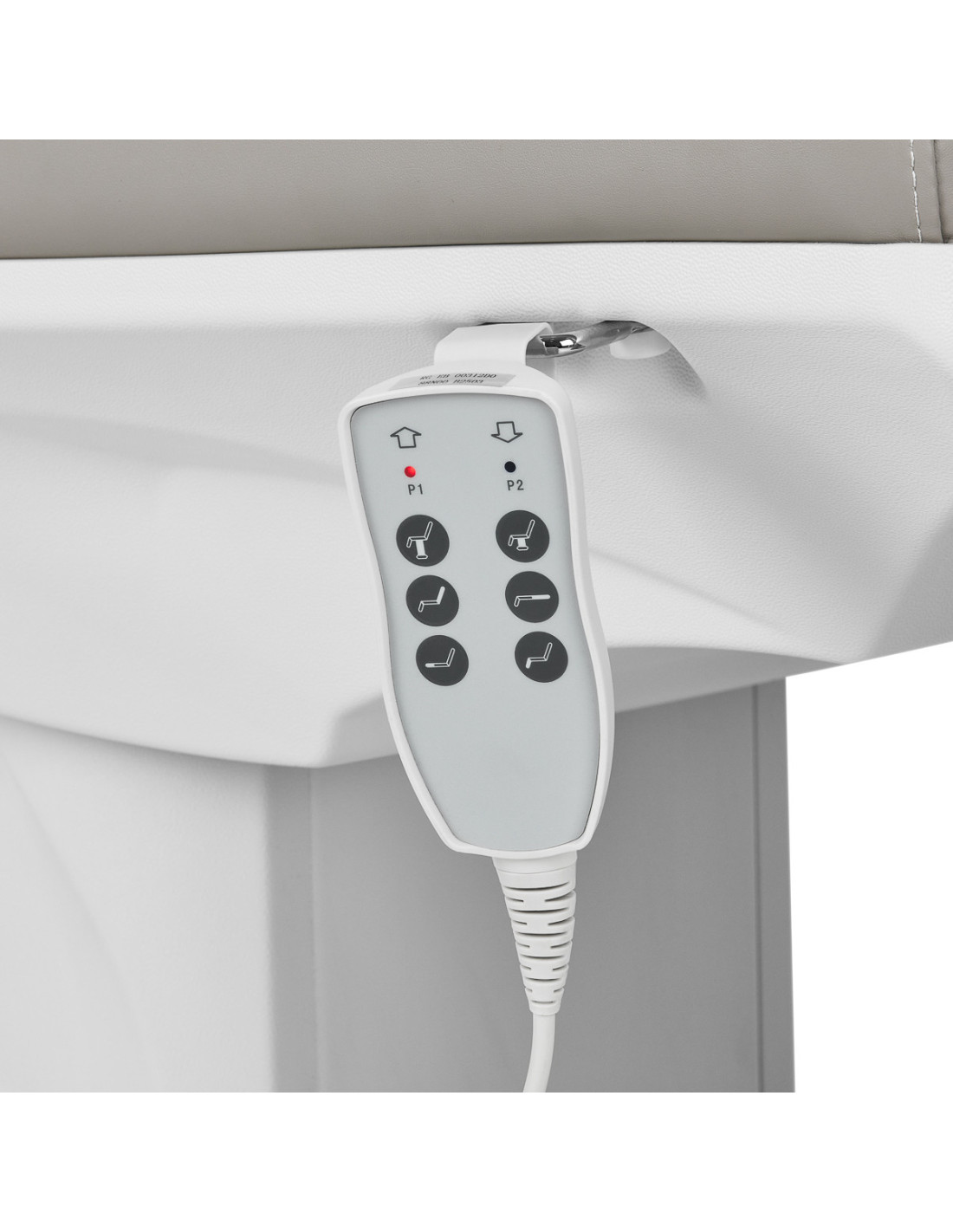 Fauteuil Électrique Esthétique Azzurro 891 – Gris & Blanc Pro 3 Moteurs 