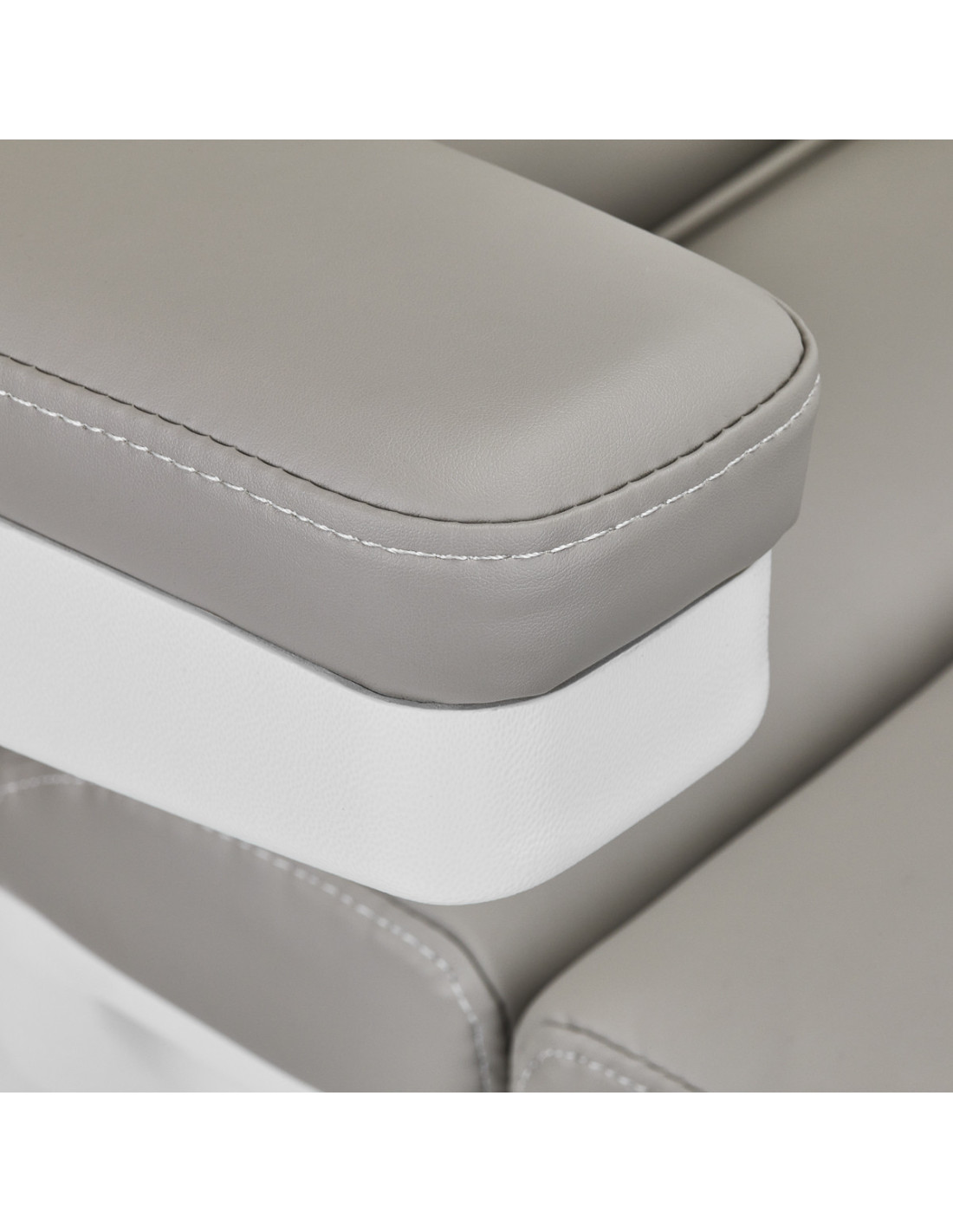 Fauteuil Électrique Esthétique Azzurro 891 – Gris & Blanc Pro 3 Moteurs 