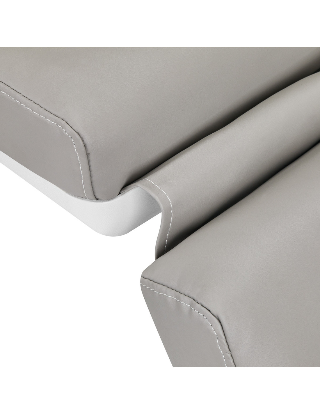 Poltrona elettrica estetica Azzurro 891 - Grigio e bianco Pro 3 motori