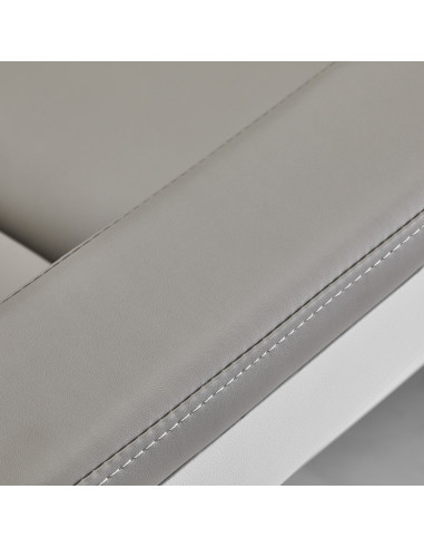 Poltrona elettrica estetica Azzurro 891 - Grigio e bianco Pro 3 motori