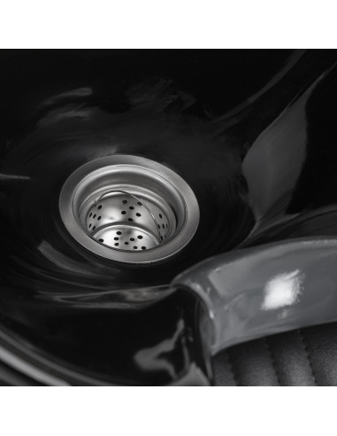 Lavatório de cabeleireiro Pro AutoLine Preto 