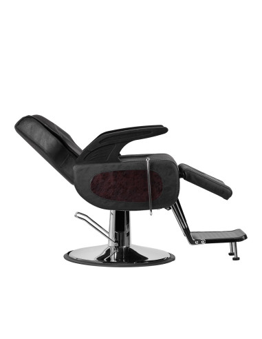  Gabbiano fotel barberski Dallas czarny