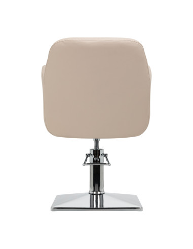  Fauteuil coiffure HydroSquare Verona Beige Chrome Pro 