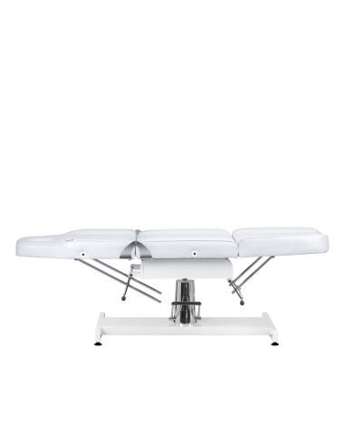 White Manual Hydraulic Swivel Pro Beauty Chair