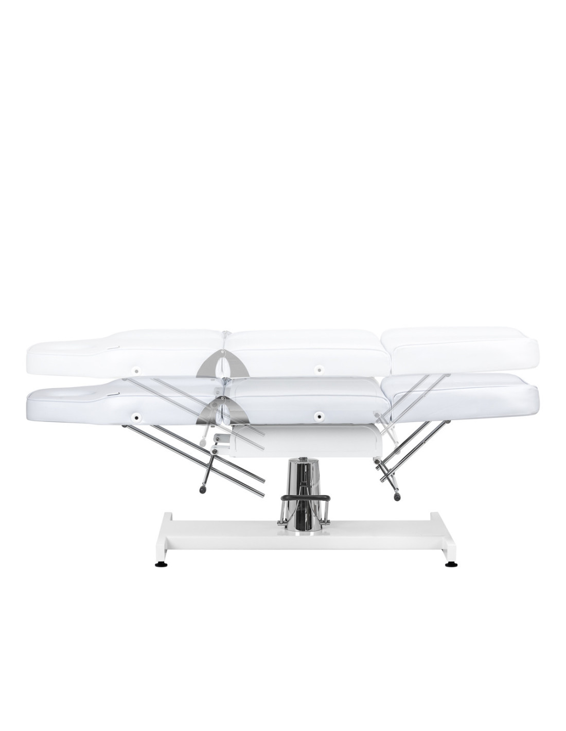 White Manual Hydraulic Swivel Pro Beauty Chair