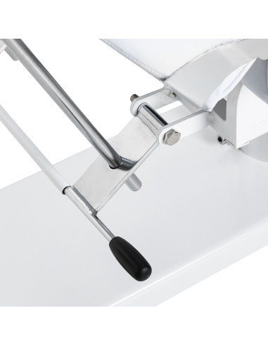 Fauteuil Esthétique Manuale Hydraulique Blanc Pivotant Pro 