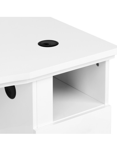 Venezia Pure White Manicure Table