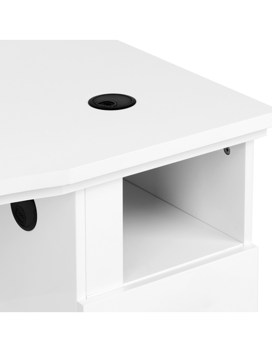 Venezia Pure White Manicure Table