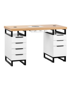 Table de Manucure Venezia Lux Bois & Noir