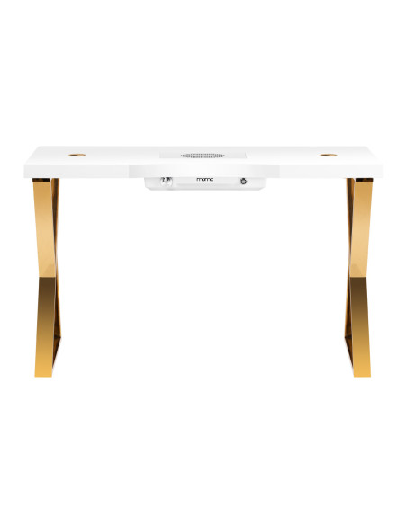 Tavolo per manicure Gold Air 48W con aspirapolvere integrato e gambe incrociate