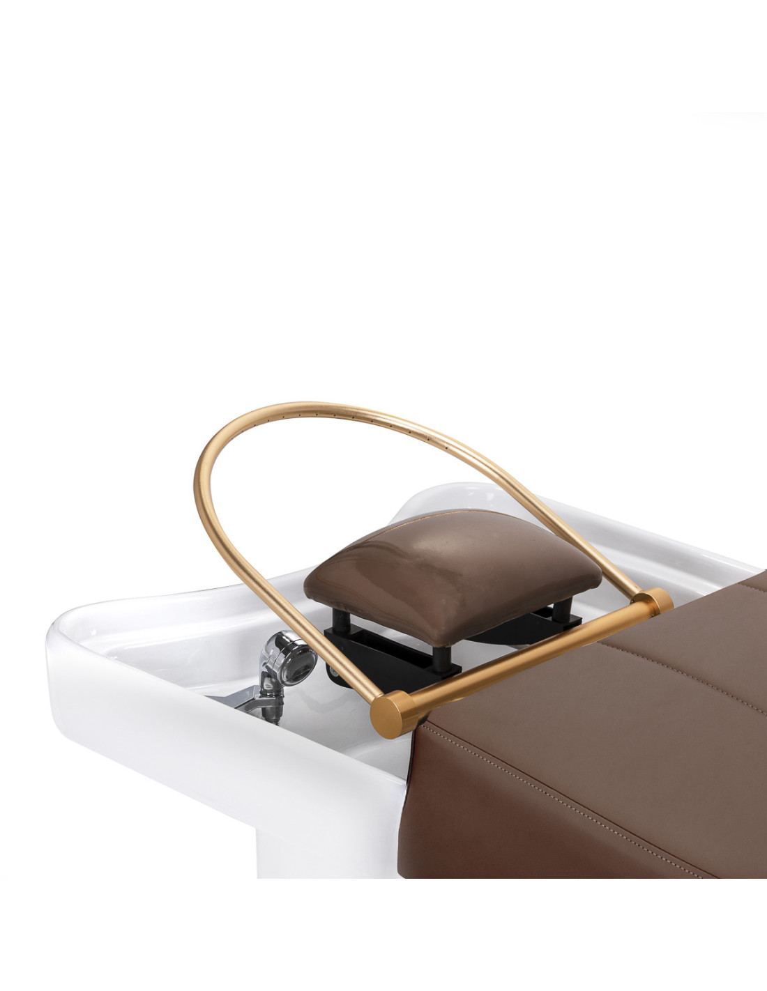 Professional Head Spa Bed Brown Anion Steam Relax Pro
