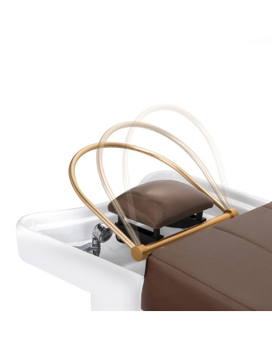 Lettino Spa Professionale per la Testa Marrone Anion Steam Relax Pro
