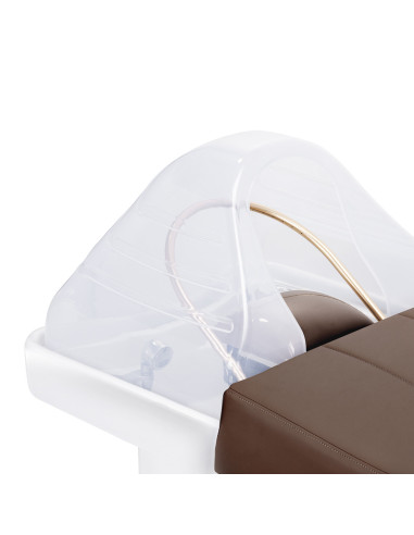 Cama de Spa Profissional para Cabeça Marrom Anion Steam Relax Pro
