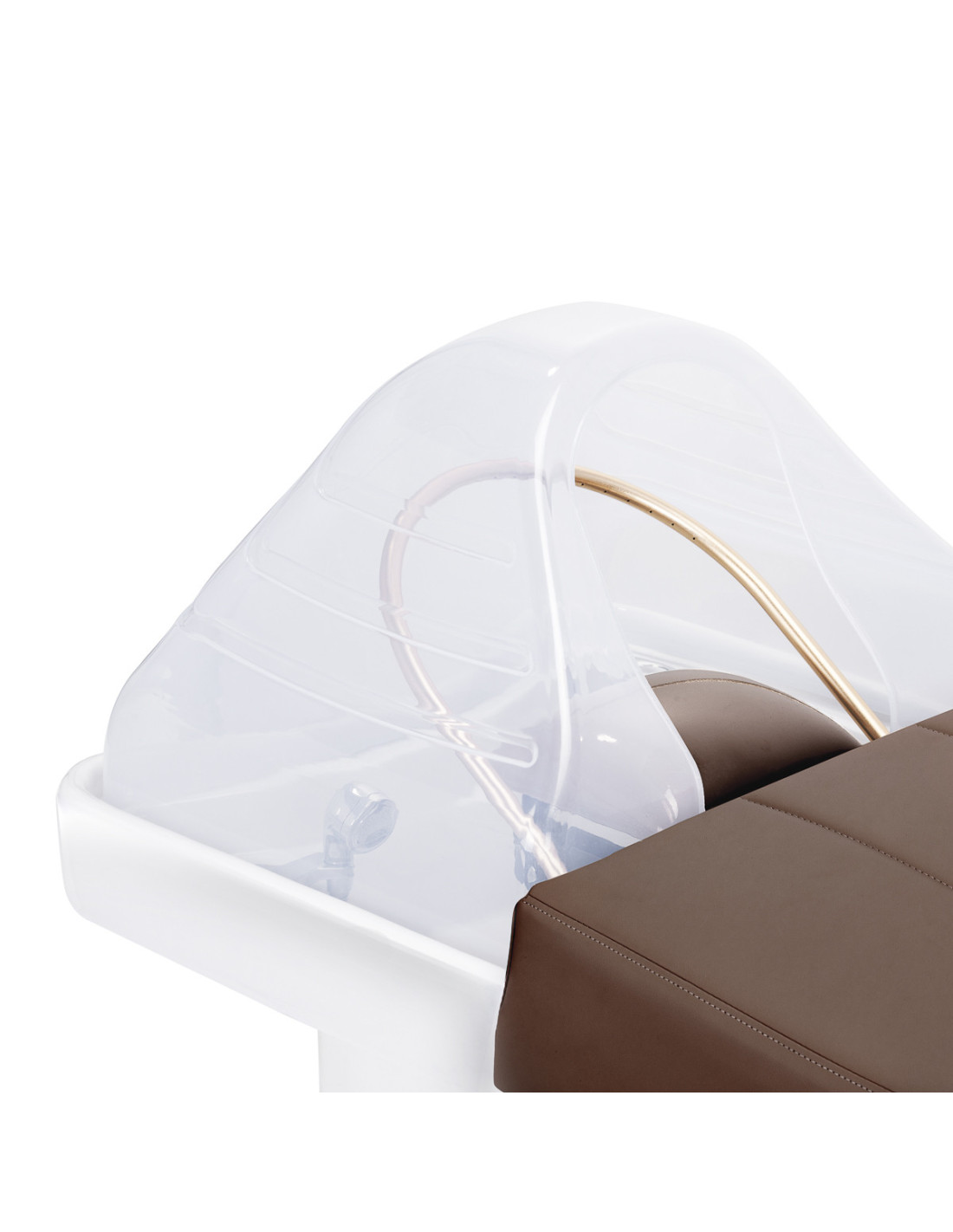 Professioneel hoofdspabed Brown Anion Steam Relax Pro
