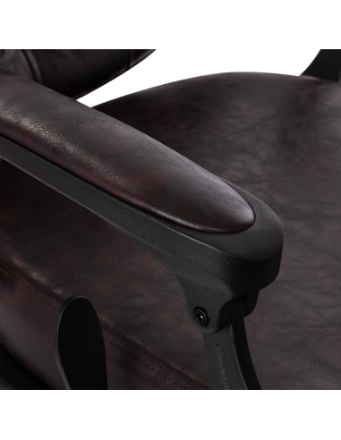 Cavaleset Barber chair – Dark Brown Vintage Pro 