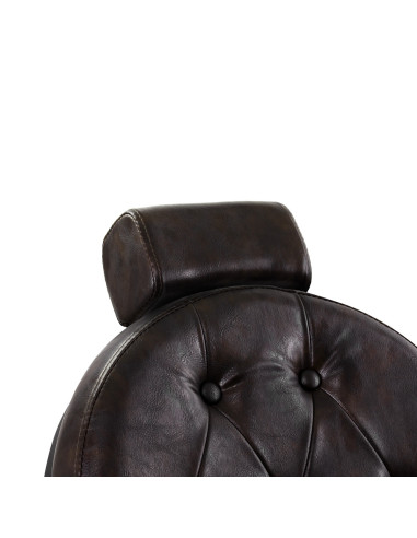 Fauteuil Barbier Cavaleset – Marron Foncé Vintage Pro 