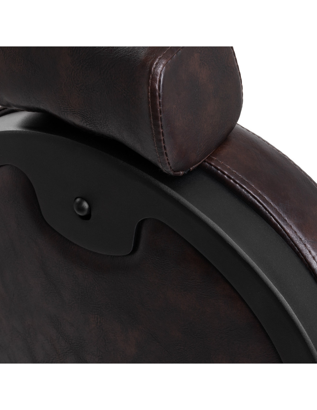 Poltrona da barbiere Cavaleset – Marrone scuro Vintage Pro