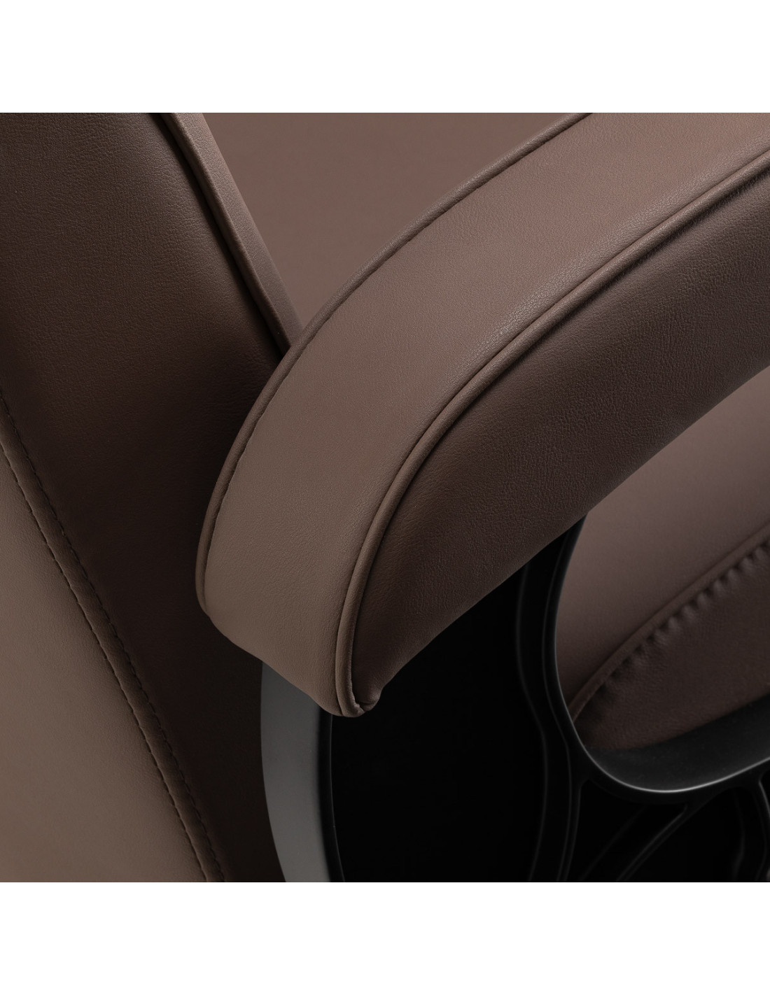 Poltrona da barbiere marrone Barbier Milano – design italiano