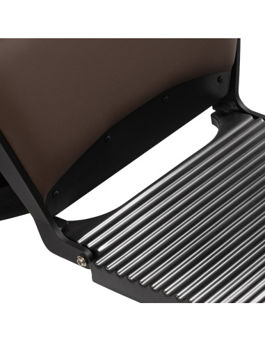 Cadeira de barbeiro Barbier Milano marrom – design italiano