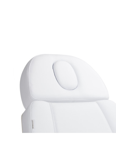 Sillón eléctrico estético Milano White Pro de 3 motores