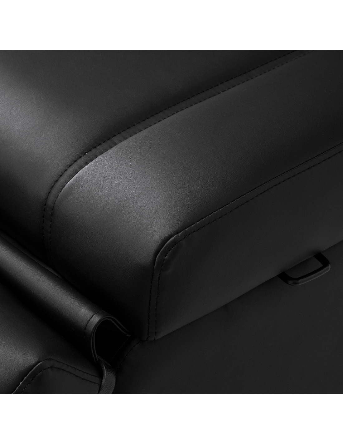  Fauteuil Électrique Esthétique Milano Noir Pro 3 Moteurs 