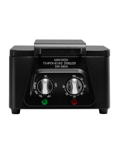 Esterilizador de alta temperatura SM-360A, preto