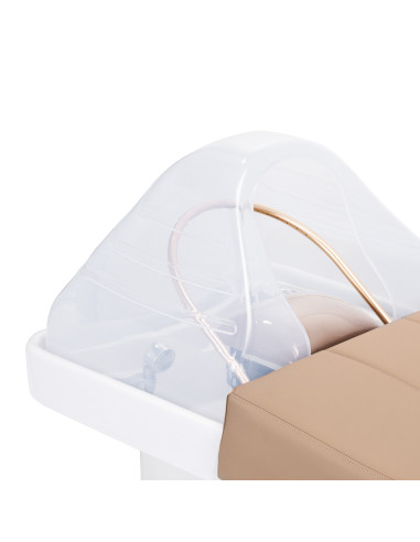 Łóżko Head Spa Beige z zamkniętą przestrzenią do przechowywania