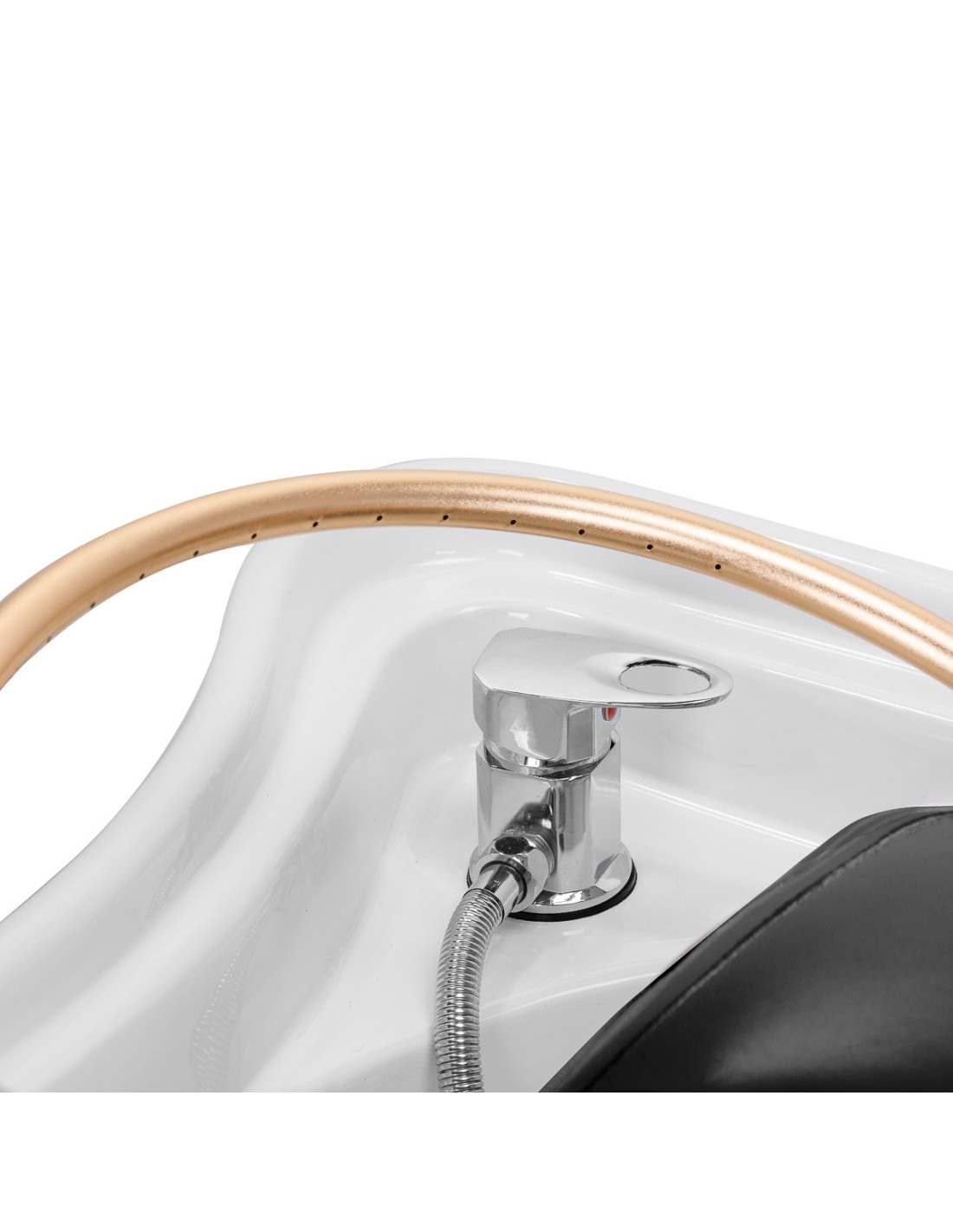 Cama de spa Black Head com espaço de armazenamento fechado