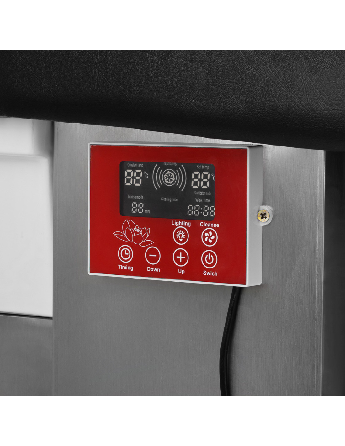 Letto Black Head Spa con spazio di archiviazione chiuso