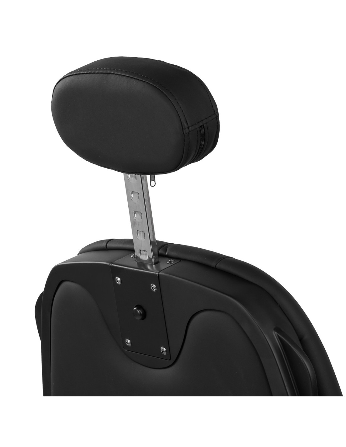  Gabbiano Fotel barberski Francesco czarny z czarną ramą