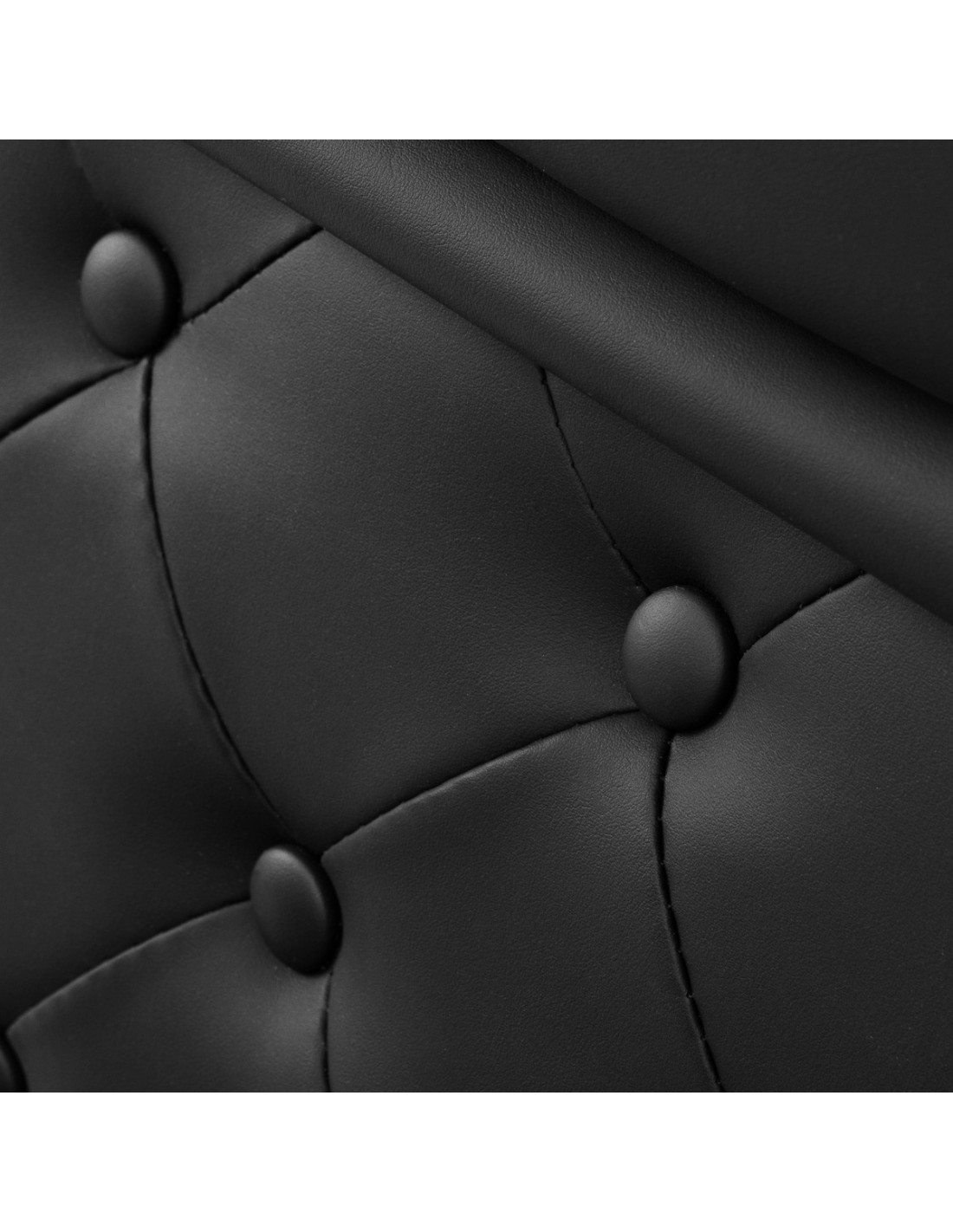  Gabbiano Fotel barberski Francesco czarny z czarną ramą