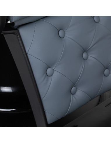  Gabbiano Fotel Barberski Francesco Grafitowy aus dem Zarenreich