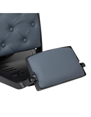  Gabbiano Fotel Barberski Francesco Grafitowy aus dem Zarenreich