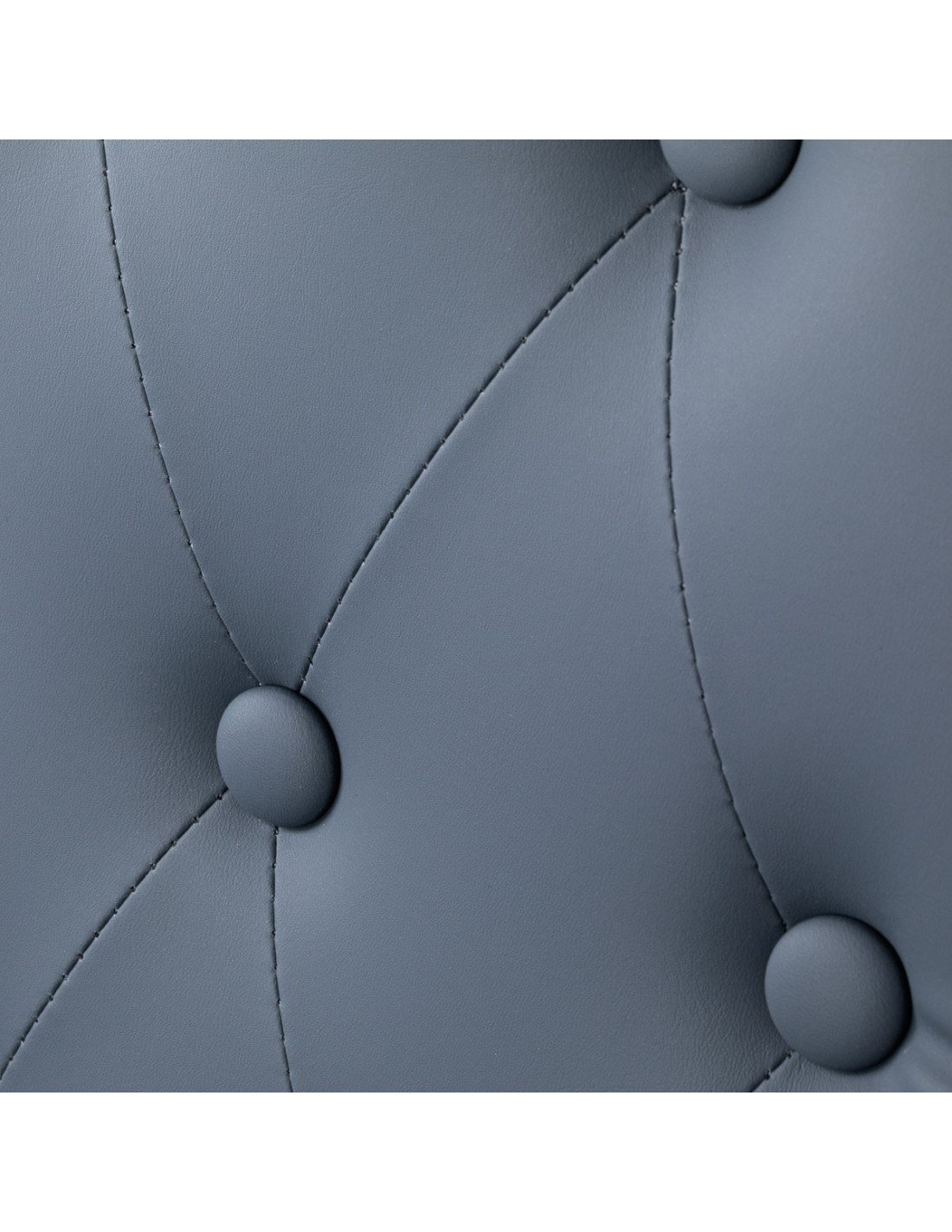  Gabbiano Fotel Barberski Francesco grafitowy z czarną szczotkowaną ramą