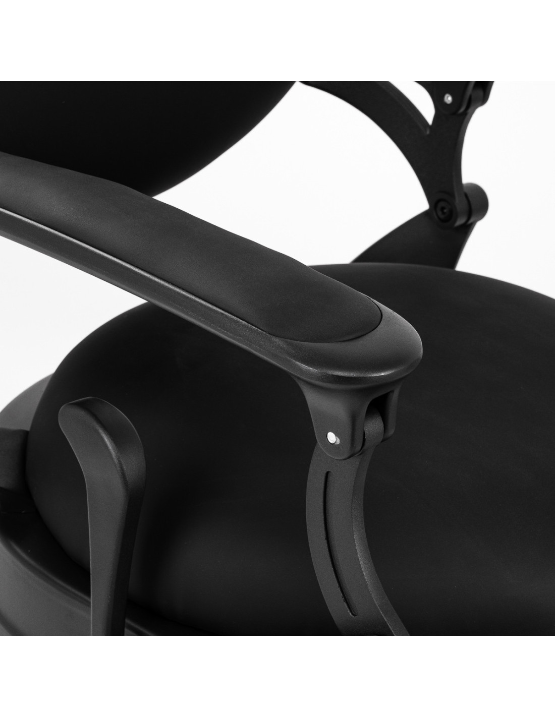 Fauteuil Barbier GIULIANO Nero – Total Black & Élégance Minimaliste 