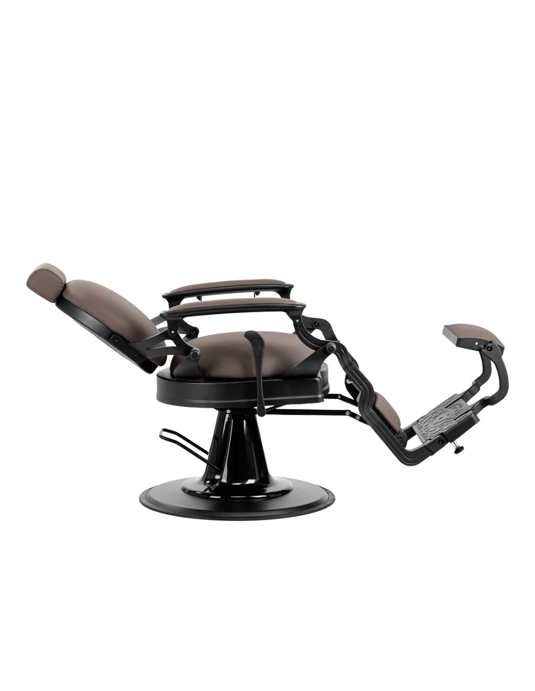 Fauteuil Barbier GIULIANO Caffè – Brun Vintage & Chaleur Artisanale 