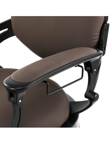 GIULIANO Caffè Barber chair – Vintage Brown & Artisanal Warmth 