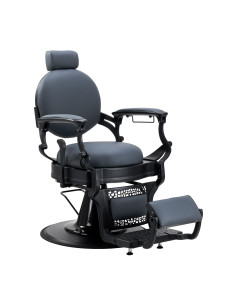 Fauteuil Barbier GIULIANO Ardoise – Gris Style Vintage Urbain