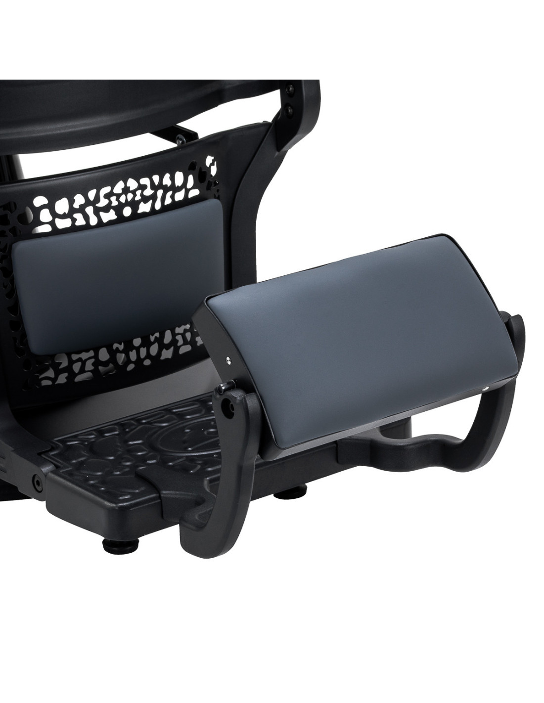  Gabbiano Fotel Barberski Niccolo Grafitowy Bezguzikowy