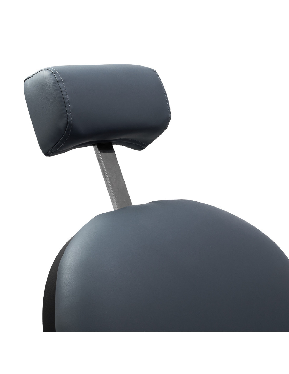  Gabbiano Fotel barberski Niccolo grafitowy bezguzikowy