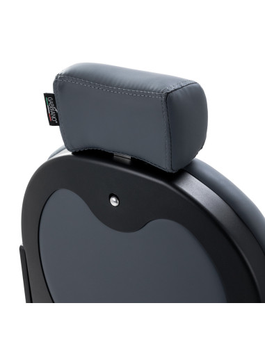  Gabbiano Fotel Barberski Niccolo Grafitowy Bezguzikowy