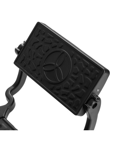 Poltrona da barbiere GIULIANO Onyx – Struttura Nero Intenso e Blackline