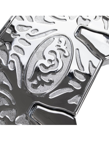 Fotel fryzjerski Cavalese Green z chromowaną ramą