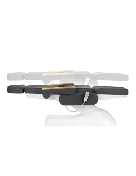 Firenze Ästhetischer elektrischer Sessel, schwarzes Holz, 3 Motoren, Pro