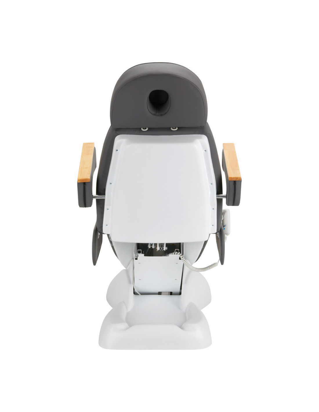 Fotel elektryczny Firenze Aesthetic z czarnym drewnem i 3 silnikami Pro