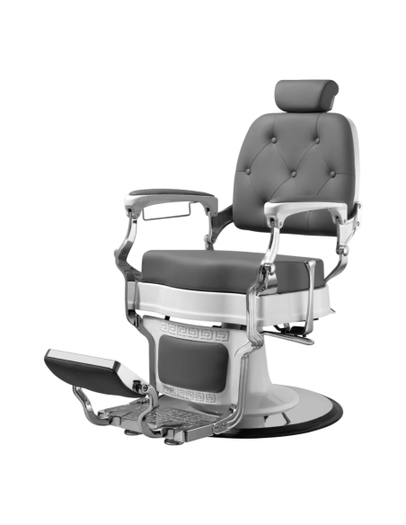 Fauteuil barbier arizona gris 