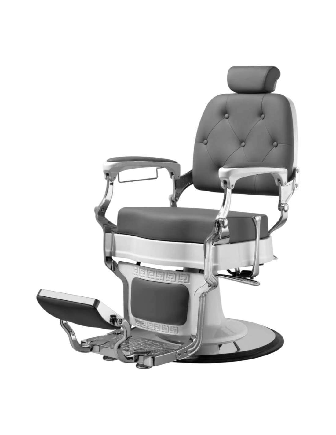 Fauteuil barbier arizona gris 