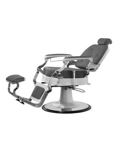 Fauteuil barbier arizona gris 